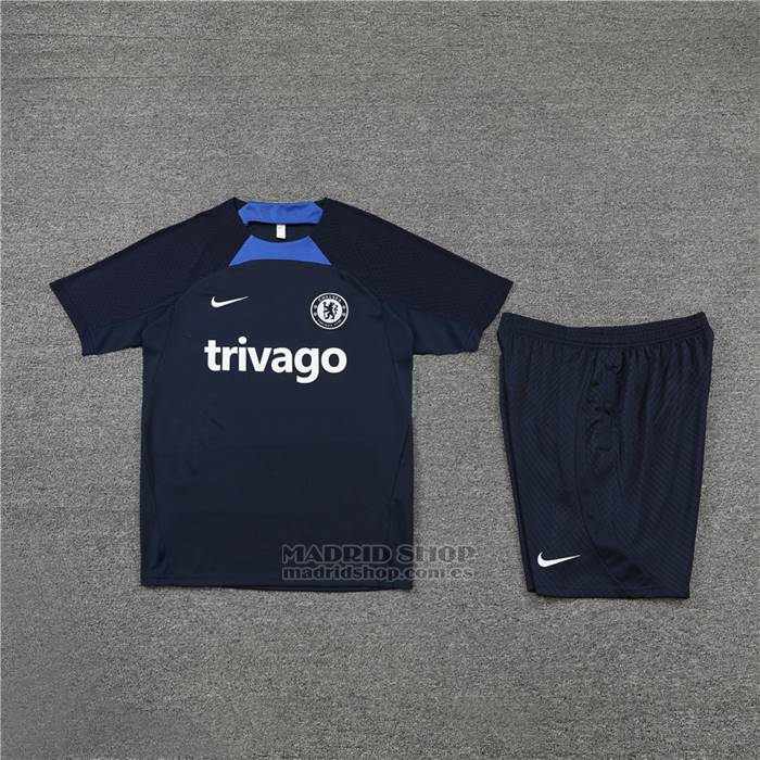 Chandal del Chelsea Manga Corta 2022-2023 Negro - Pantalon Corto